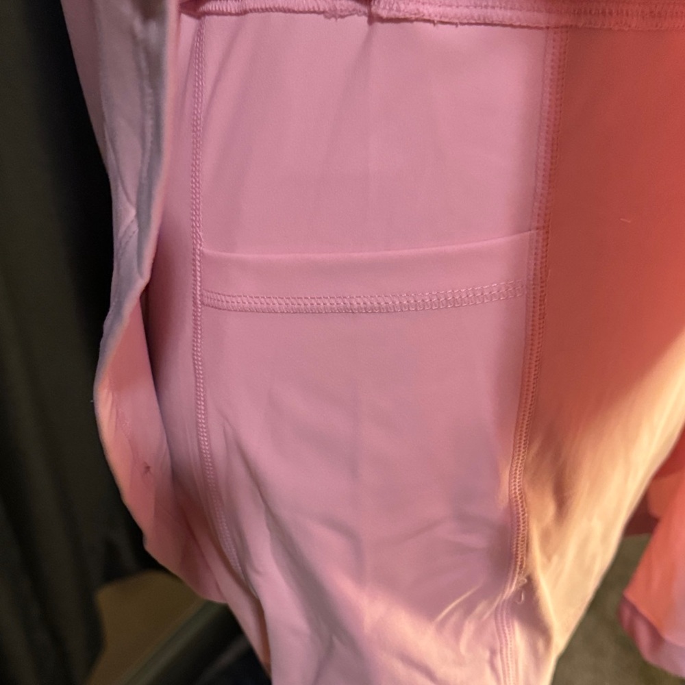 Women's Pink Sleeveless Dress - Picture 10 of 11